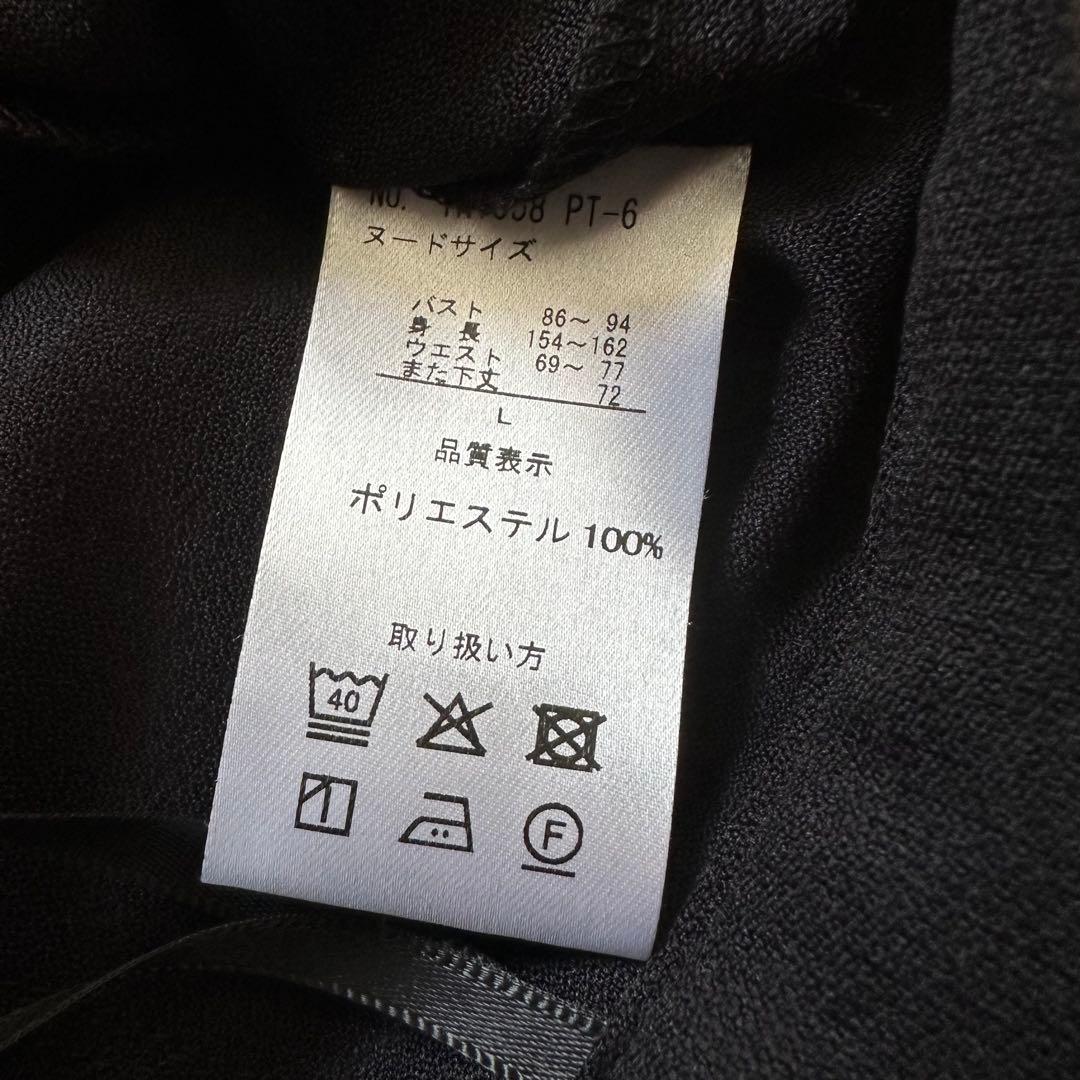 ジレ　セットアップ　パンツスーツ　3点セット　セレモニー　フォーマル　L