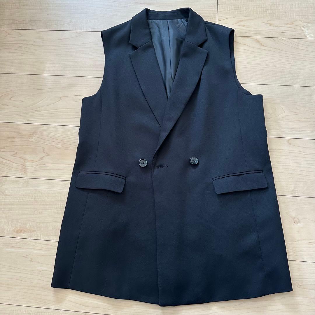 ジレ　セットアップ　パンツスーツ　3点セット　セレモニー　フォーマル　L