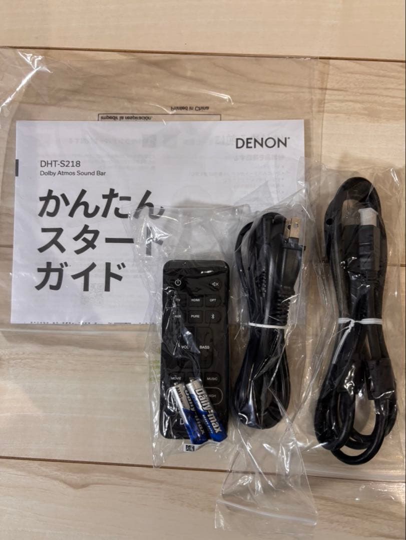 DENON DHT-S218 サウンドバー　 2025年製