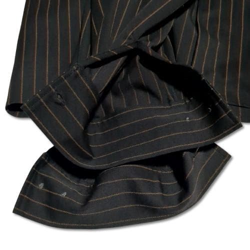 MBストライプオーバーシャツアウター Sサイズ ブラック 匿名配送