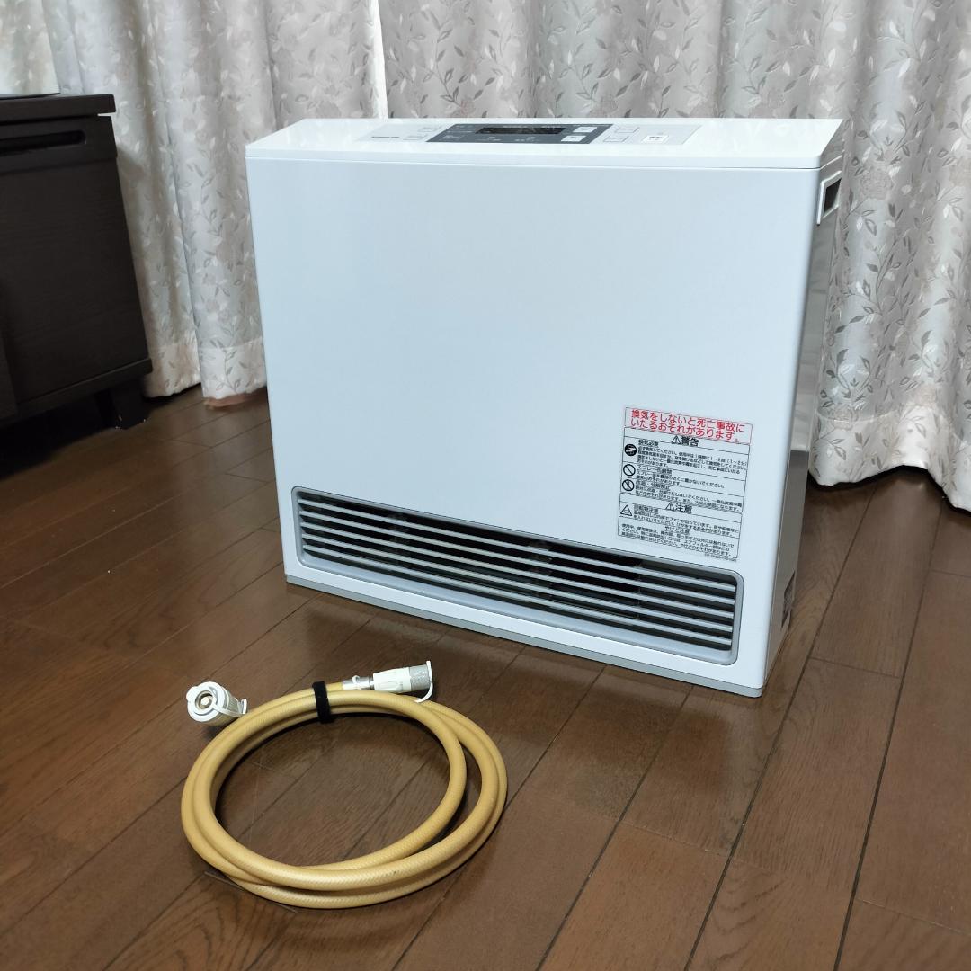 ◆値下げ◆21畳まで◆リンナイ◆ガスファンヒーター◆RC-S5801E◆ホース付