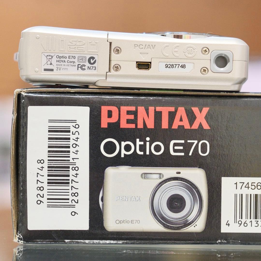 極美品！ 動作品 CCD 平成レトロ PENTAX Optio E70 元箱付き