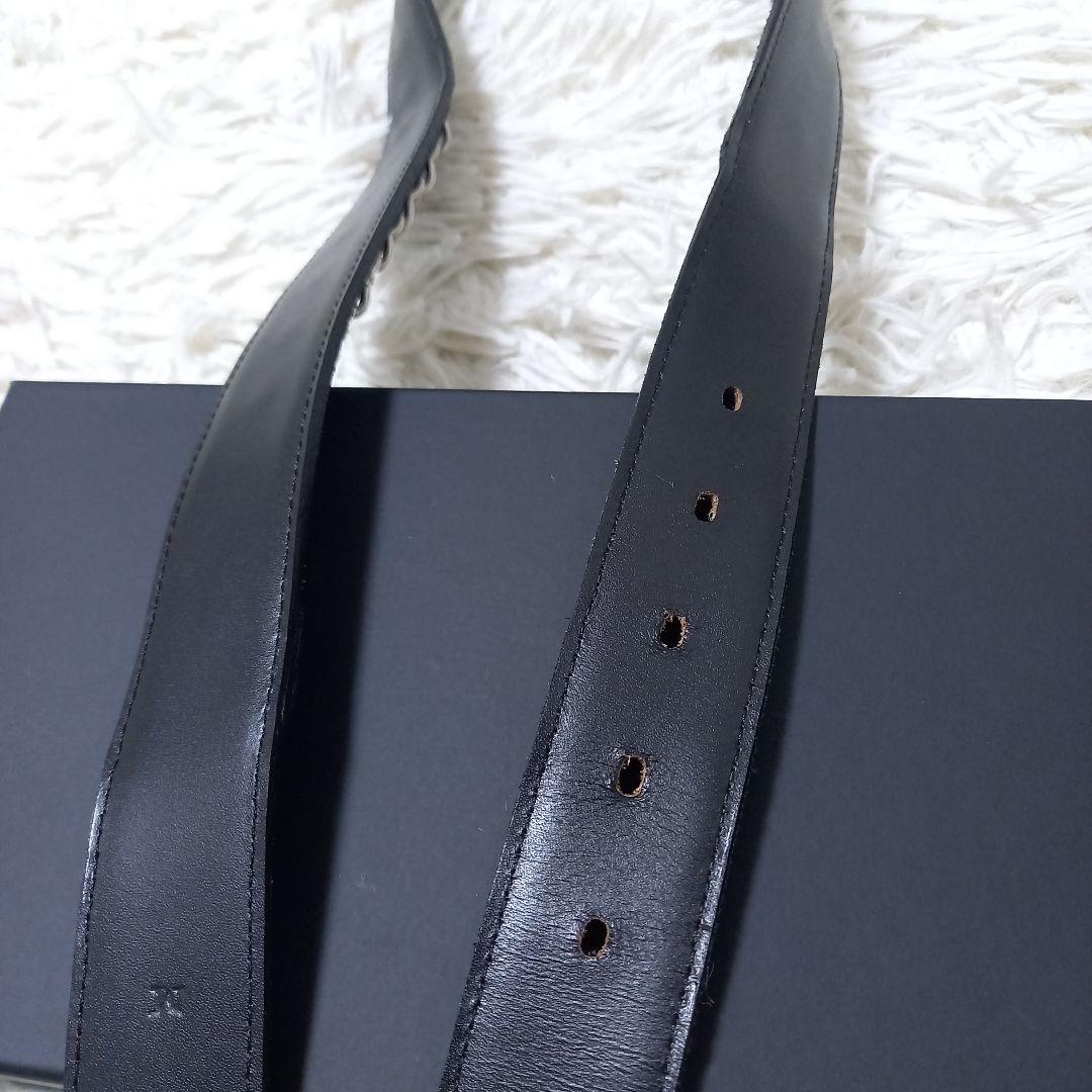 ●良品●　TORNADO MART　Y2K　チェーン　レザー　ベルト　シルバー