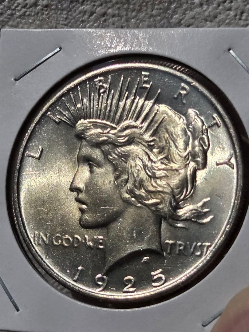 アメリカ合衆国　ピースダラー(1ドル)銀貨　1925