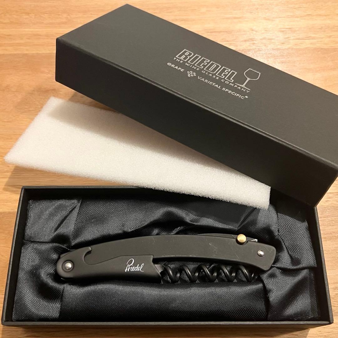 【希少品】RIEDELリーデル 限定 ワインオープナー ソムリエナイフ ブラック