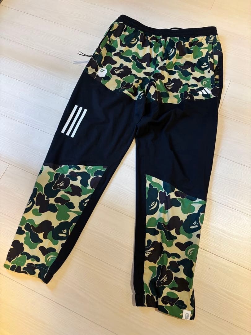 adidas × A BATHING APE 限定カモフラ柄パンツ Mサイズ