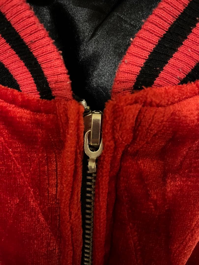 DOG TOWN BLACK DRAGON スカジャン　赤×黒