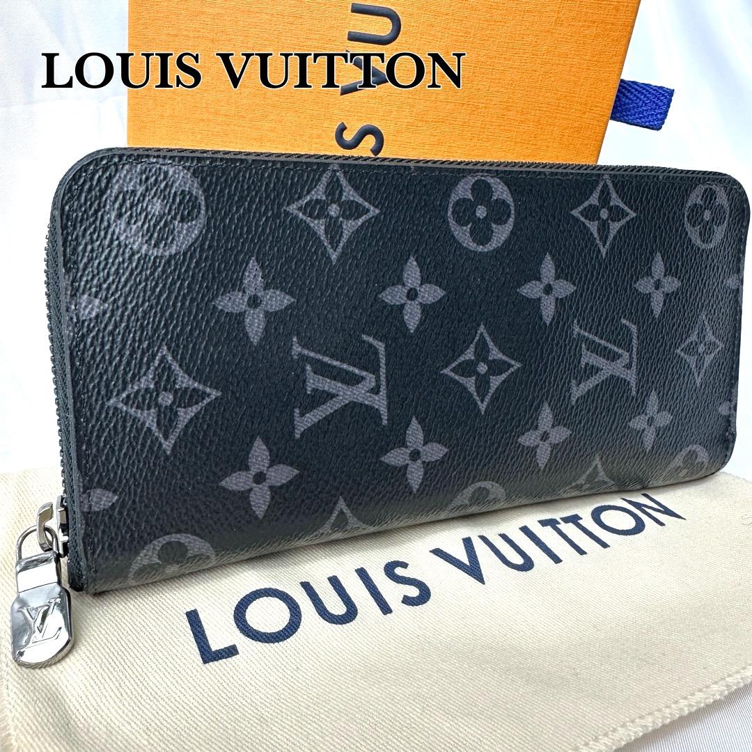 【極美品】 ルイヴィトン 長財布 ヴェルティカル モノグラム エクリプス 箱付き