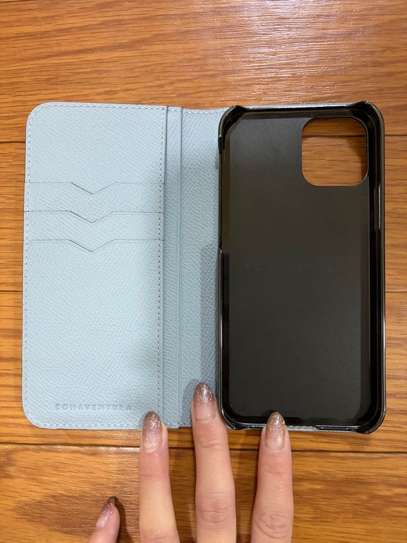 ボナベンチュラ iPhone12、iPhone12Pro専用 手帳型ケース
