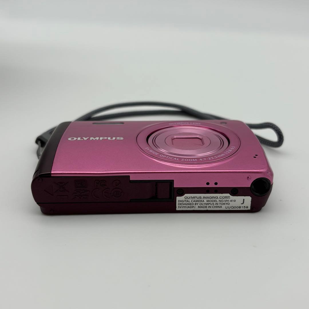 【美品】OLYMPUS オリンパス VH-410 ピンク コンデジ 動作確認済み