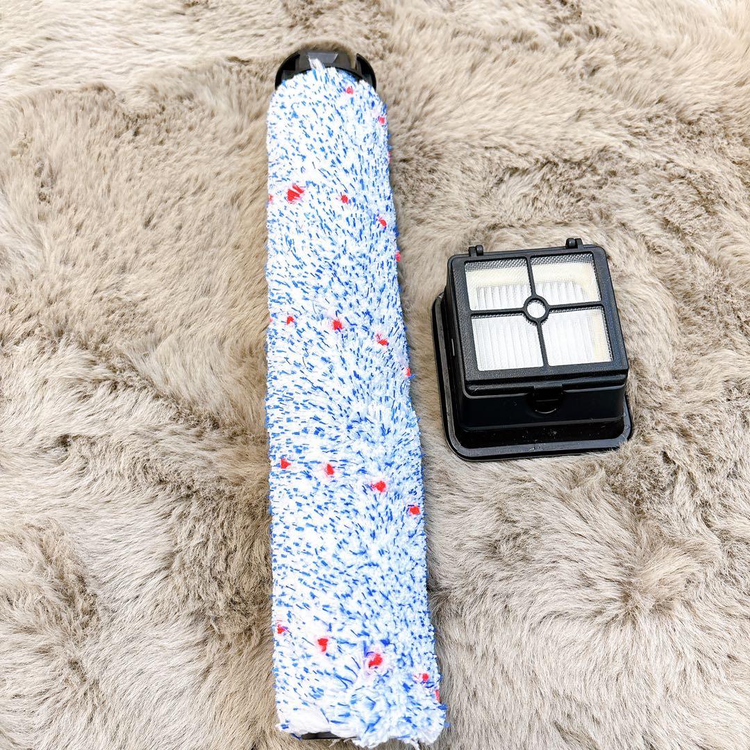 ラグマイクロファイバーローラーブラシ、フィルターセット　コードレス掃除機交換用