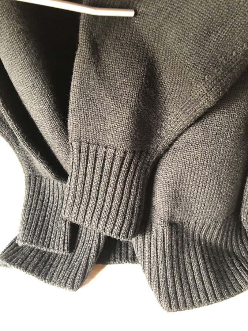 CINOH オーバーサイズ ハイネックニット ブラック