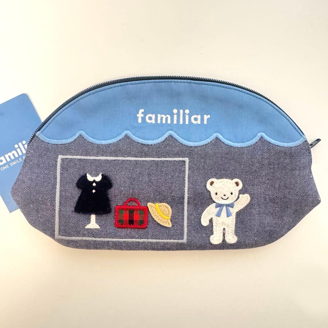 ファミリア　デニム　ポーチ　新品未使用　レア