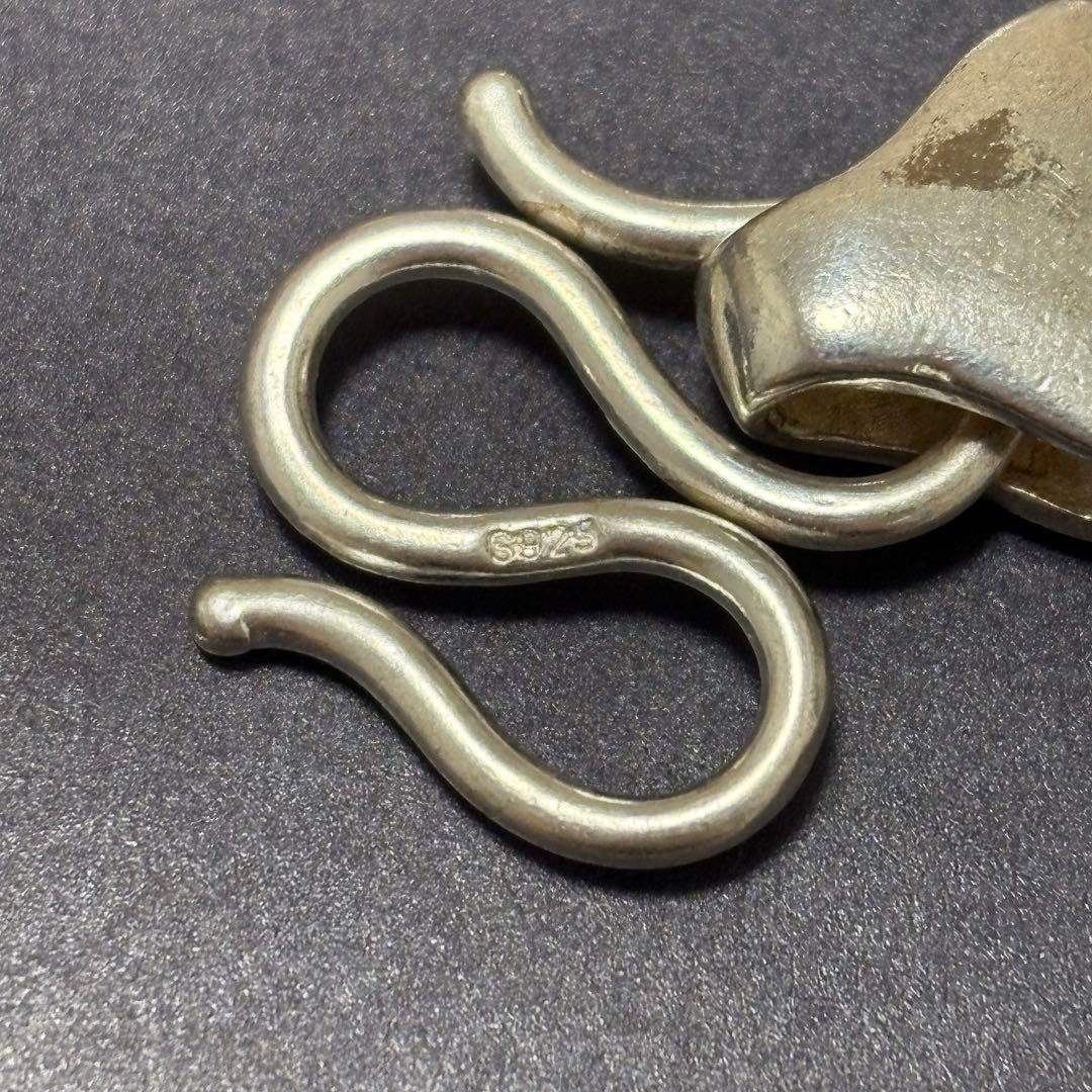 US輸入　極太喜平ネックレス　ウォレットチェーン　ヴィンテージ　925刻印あり