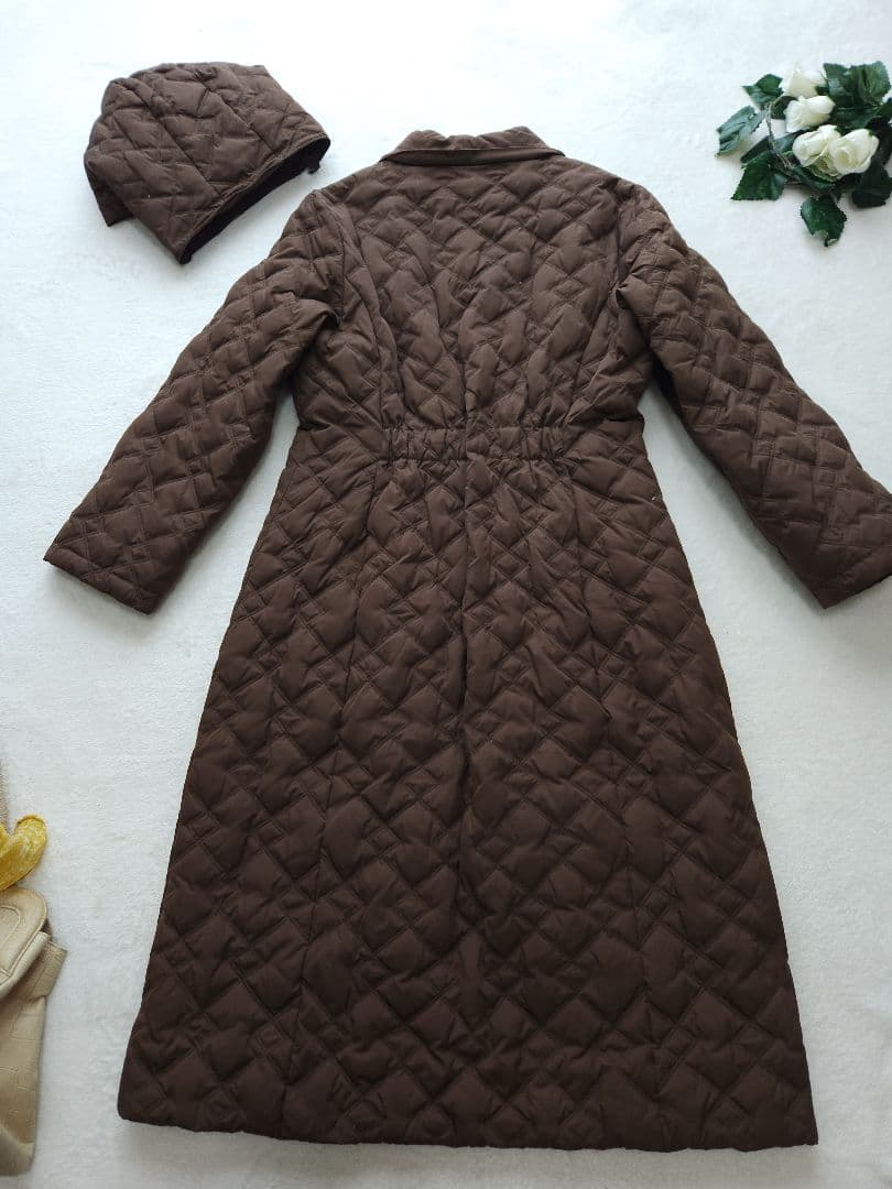 AIGNER 美品 高級ロングコート フード*着脱可能