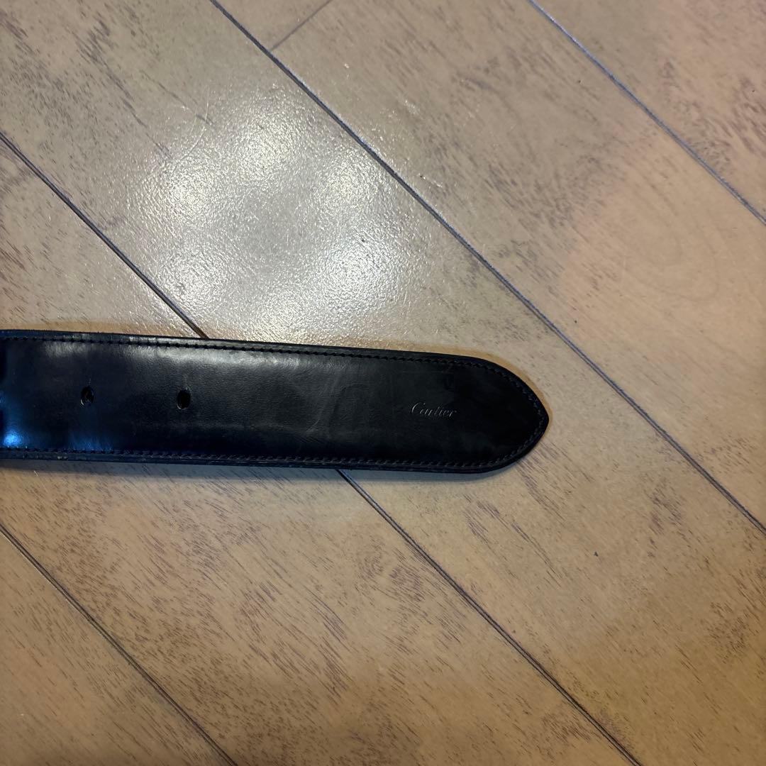 Cartier カルティエ ベルト タンク　レザーベルト　リバーシブル　ゴールド