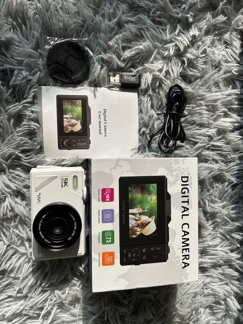 5K コンパクトデジタルカメラ ホワイト