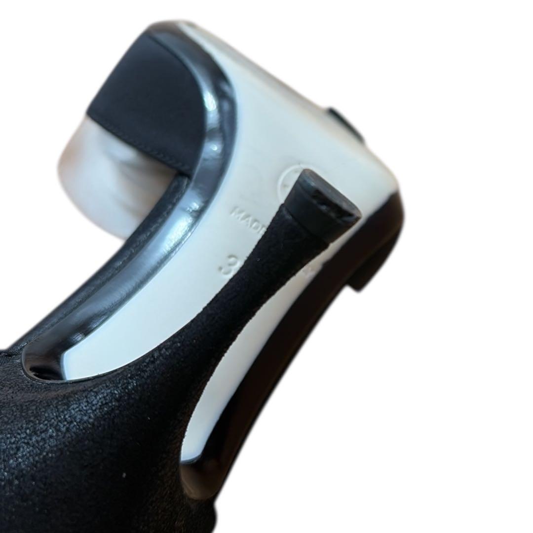 CHANEL カメリア　ハイヒール　リボン　34C 21-22cm相当