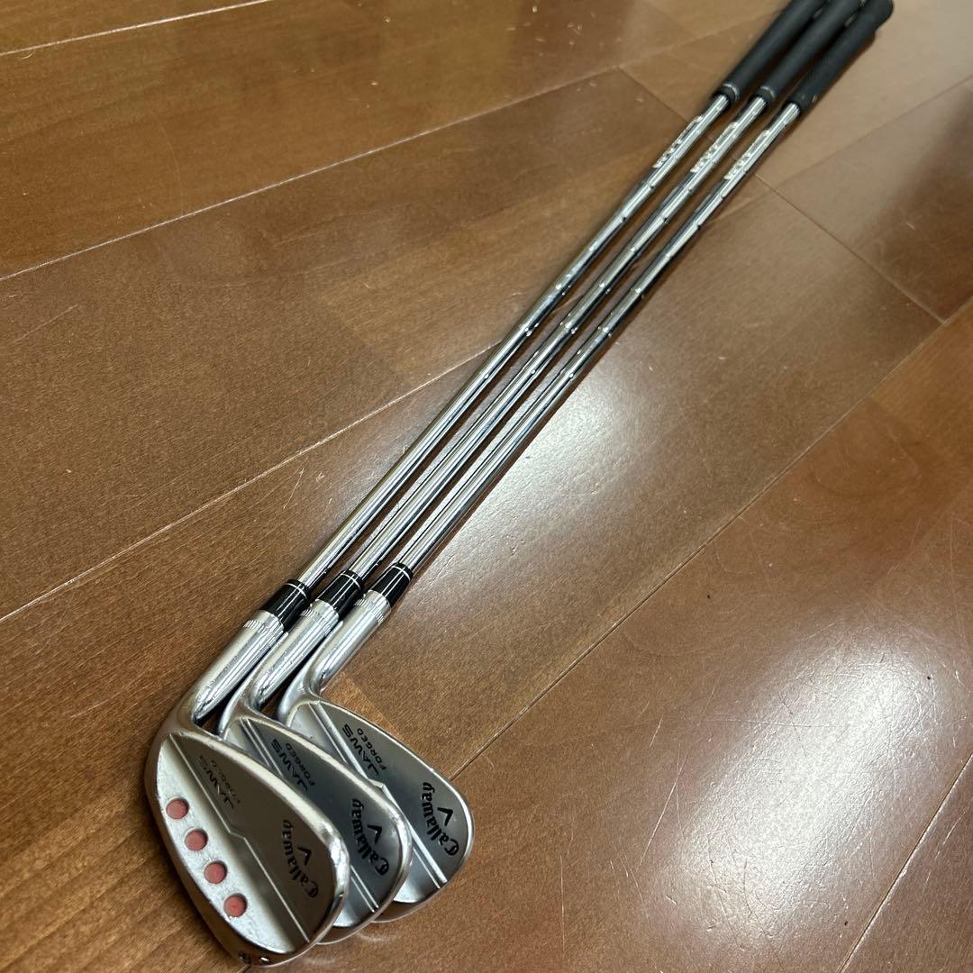 ま*様 Callaway Jaws Forgedウェッジ 56.52.48 3本
