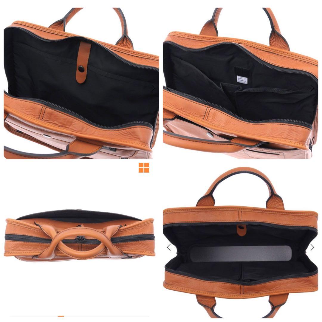 美品 PORTER バロン ブリーフケース ビジネスバッグ レザー ブラック