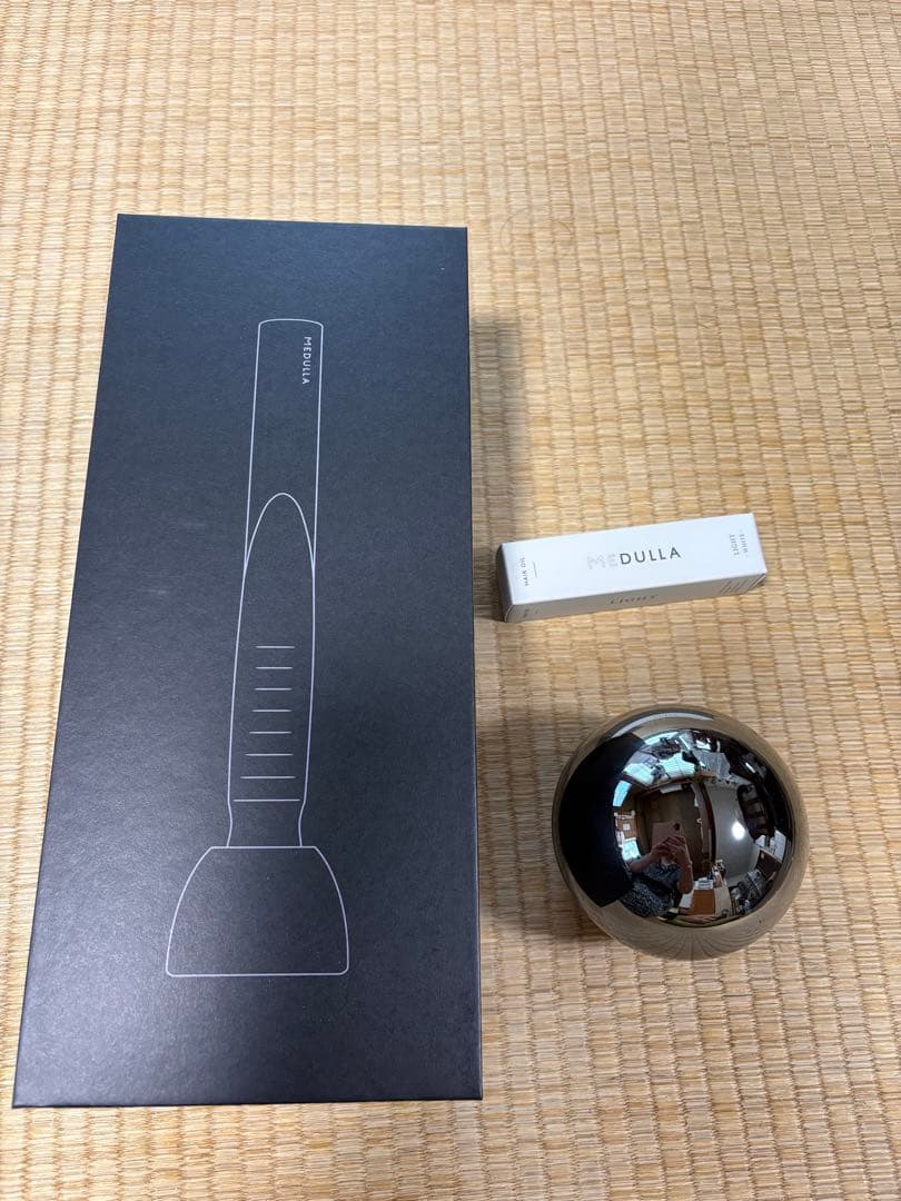 MEDULLA 超音波ヘアアイロン、キャビアヘアマスク、ヘアオイルのセット