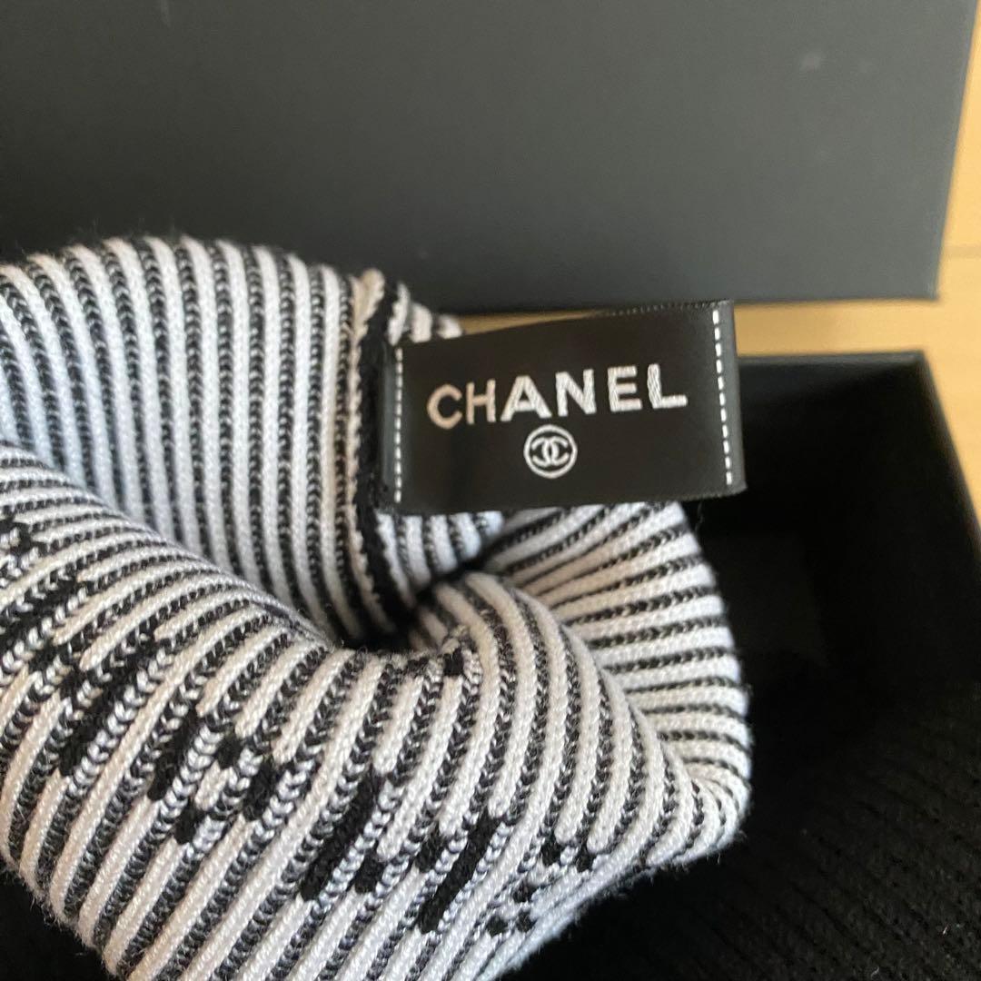 【新品未使用】CHANEL シャネル レッグウォーマー ゲートルソックス 黒