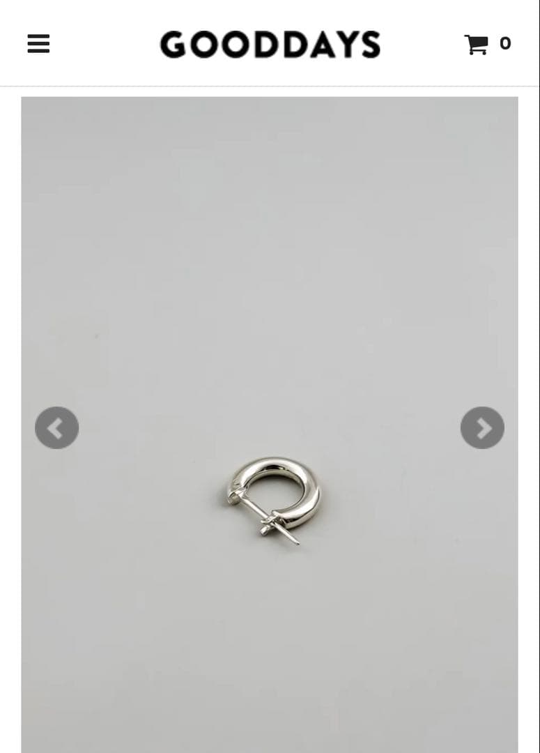 UNKNOWN. U310 PIERCE / SILVER 両耳