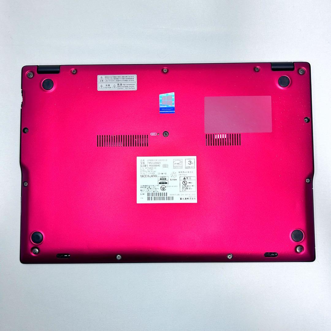 【バッテリー極上・レア赤】LIFEBOOK ｜第10世代i5・高速SSD