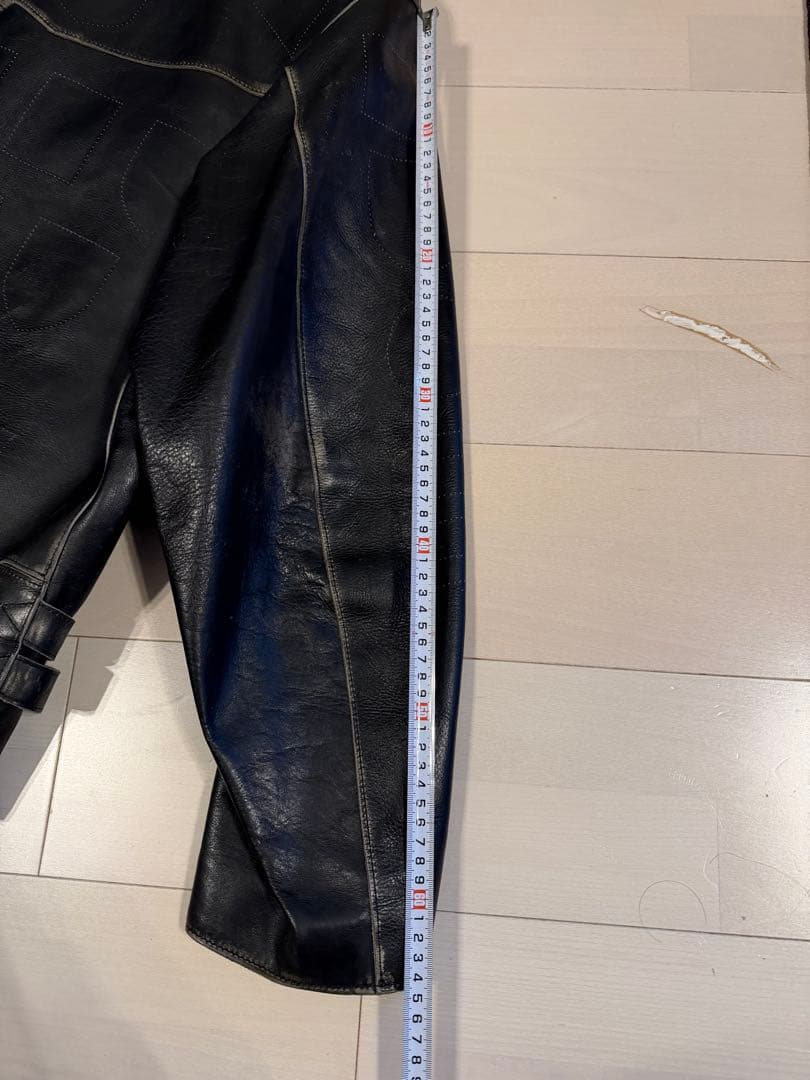 【美品】NUMBER（N）INE 02ss ライダースジャケット XL