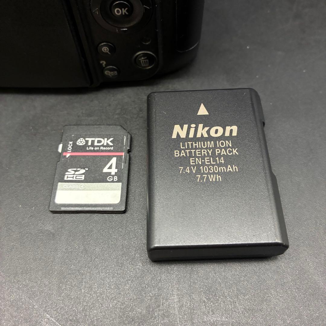 【動作OK】Nikon D5100 本体とレンズ　ショット数2449枚