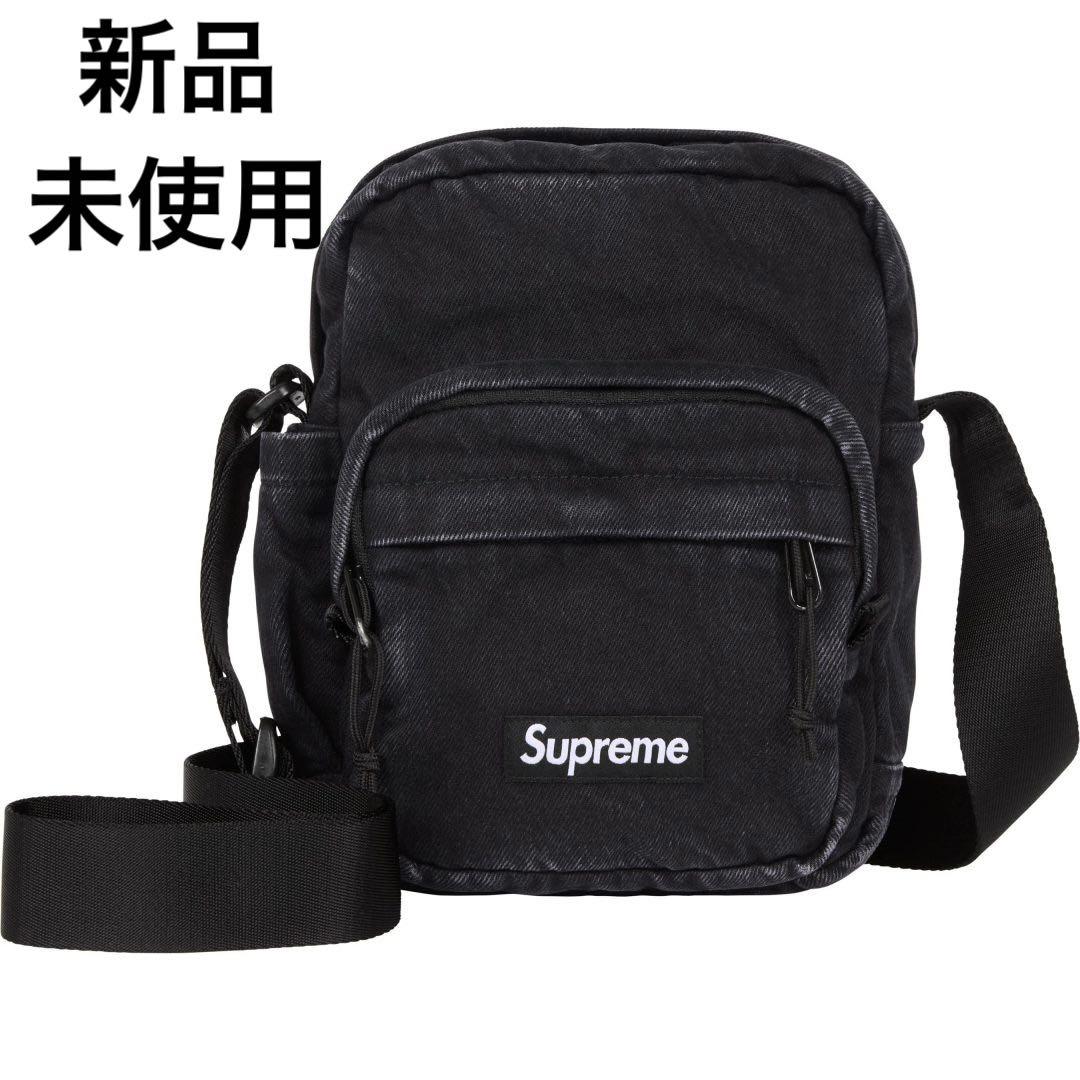 新品未使用　Supreme Denim Shoulder Bag black