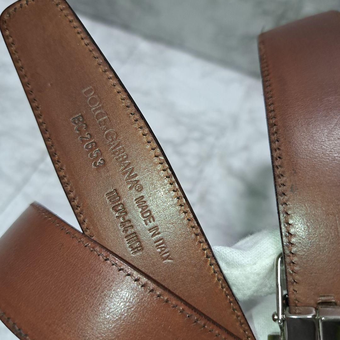 ✨️美品✨️ DOLCE&GABBANA D&G ベルト レザー ブラック