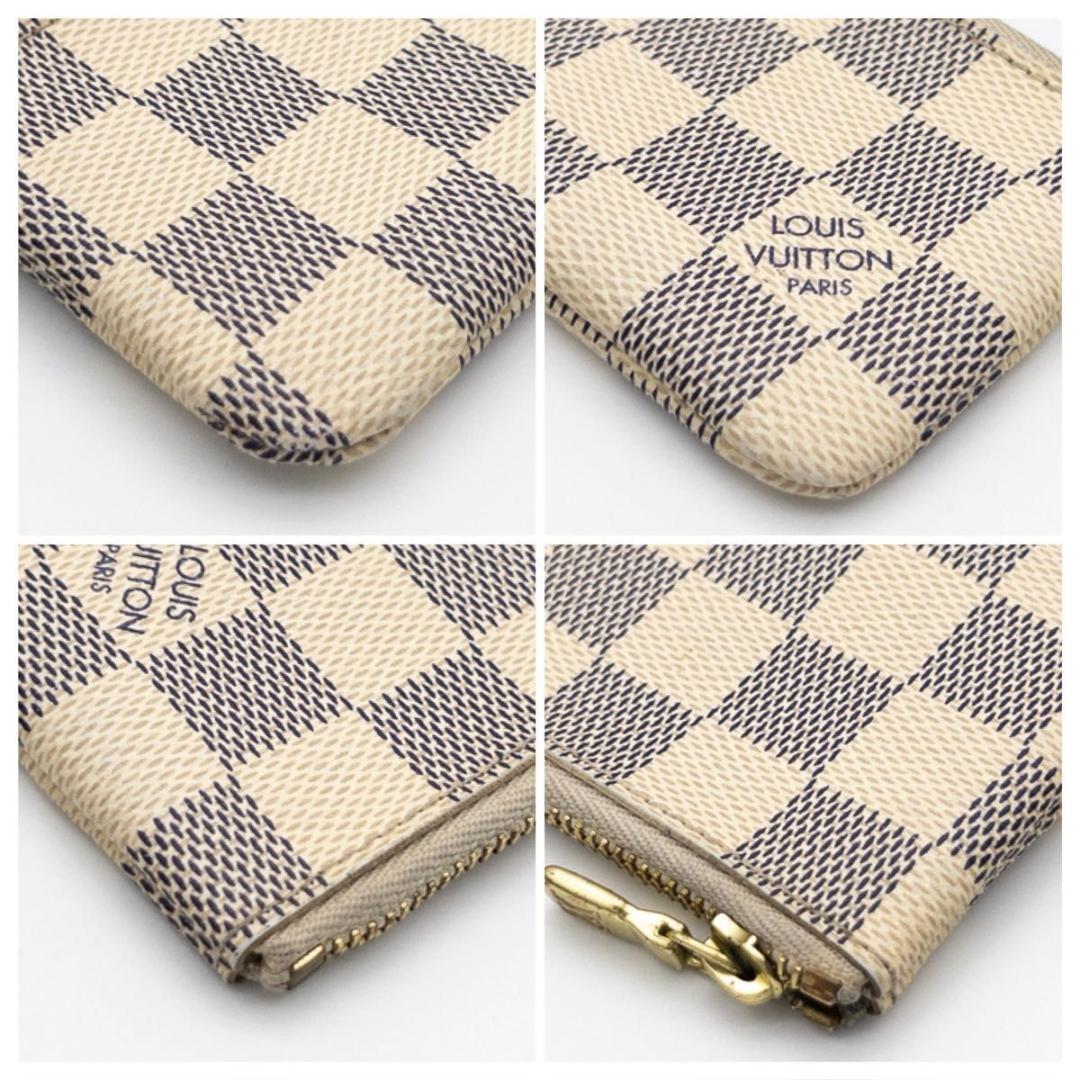 【極美品】ルイヴィトン ポシェットクレ ダミエアズール　 ケース