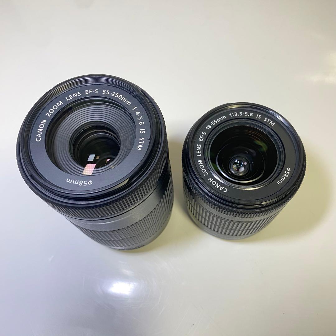 美品✨CANON EOS 70D ダブルズームレンズキット　Wi-Fi機能搭載
