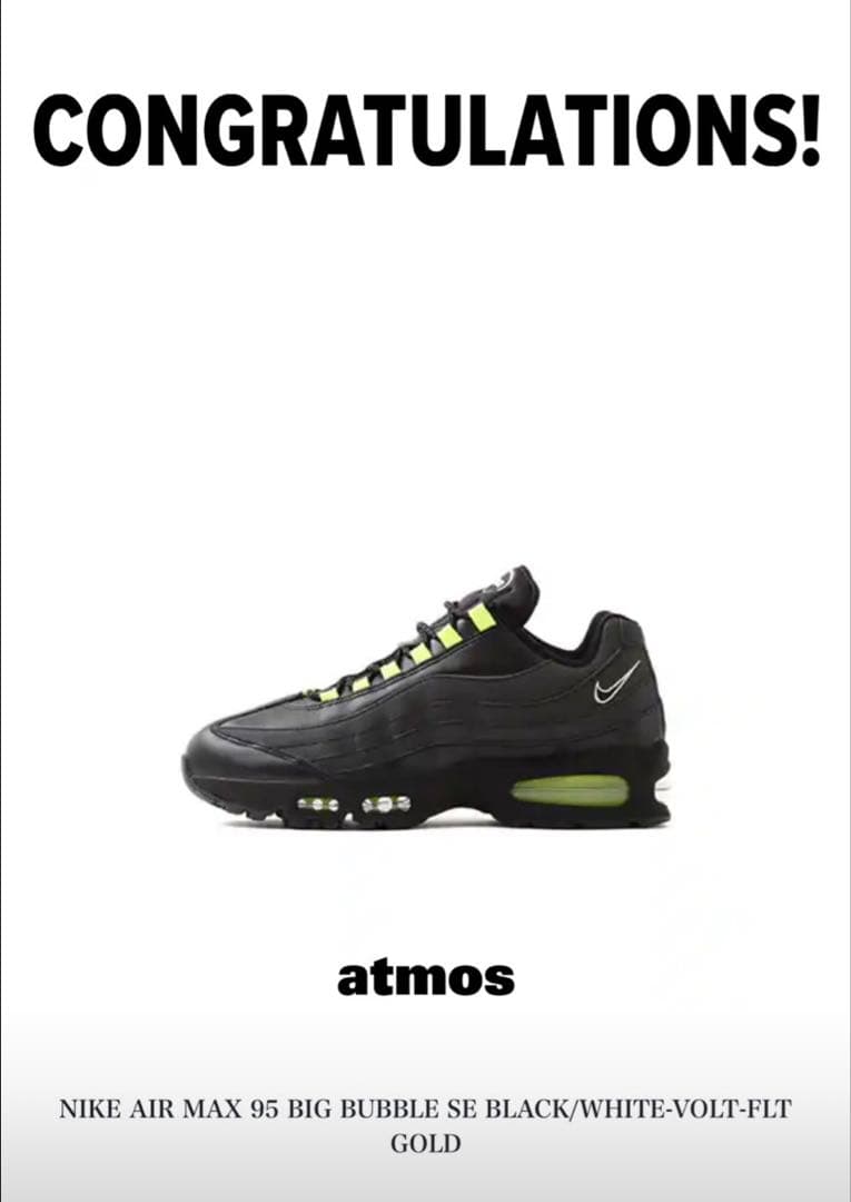 h*u様 Nike Air Max 95 OG Big Bubble \