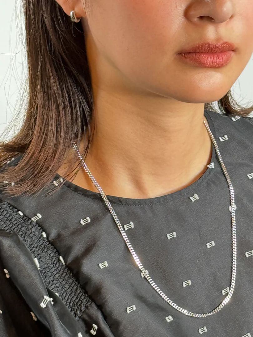 TOM WOOD curb chain ネックレスM