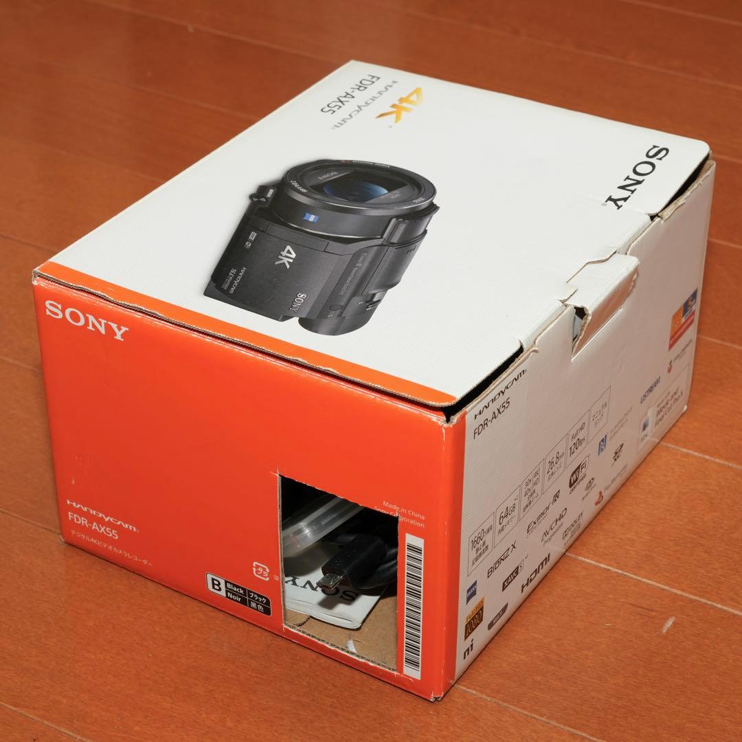 SONY FDR-AX55 4K Handycam 付属品多数
