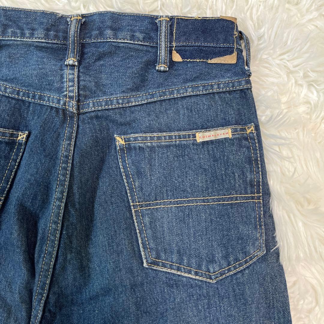 chimala チマラ デニム パンツ ダメージ加工 セルビッチ 赤耳 26