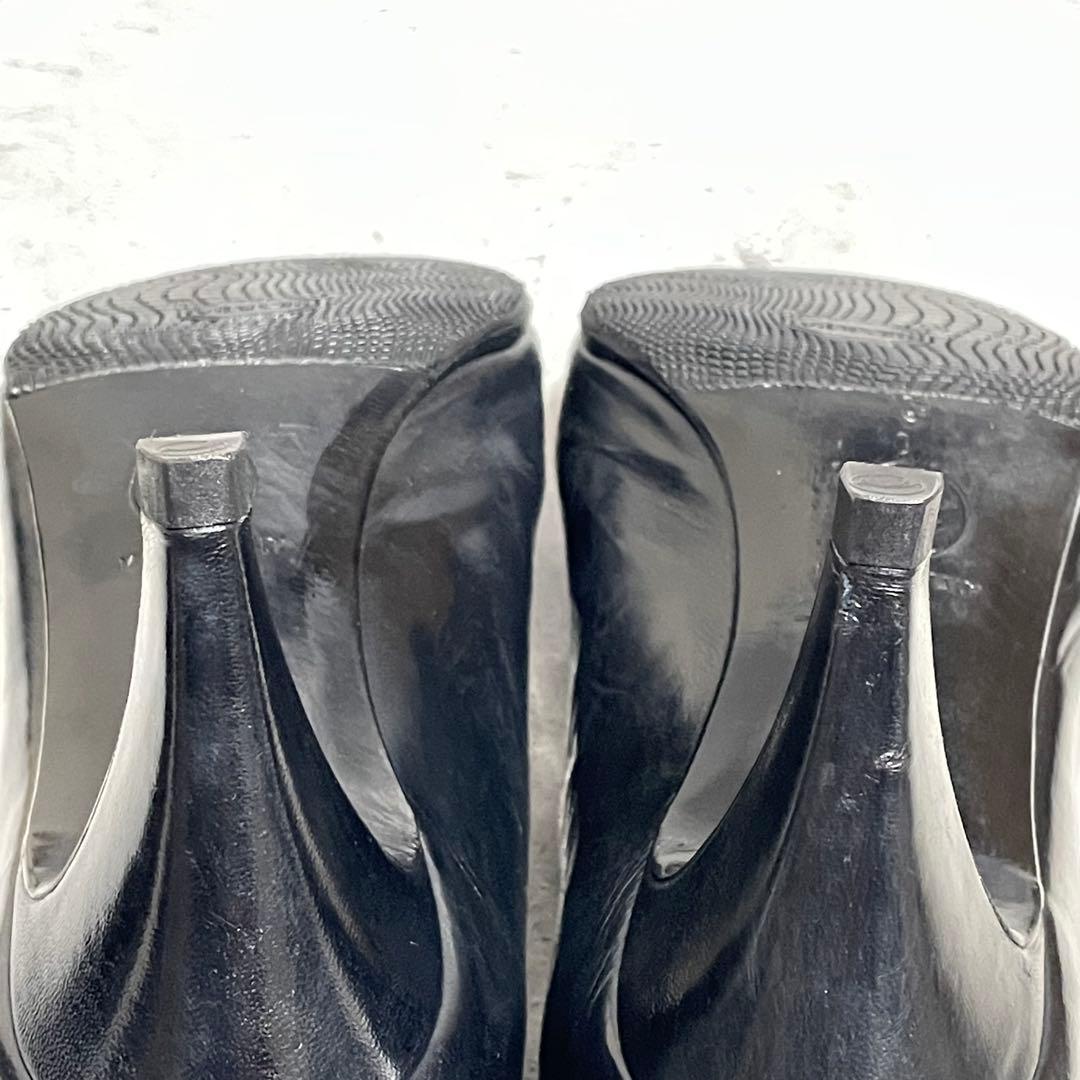 シャネル　CHANEL （35） レザーパンプス　ココマーク　フォーマル　黒