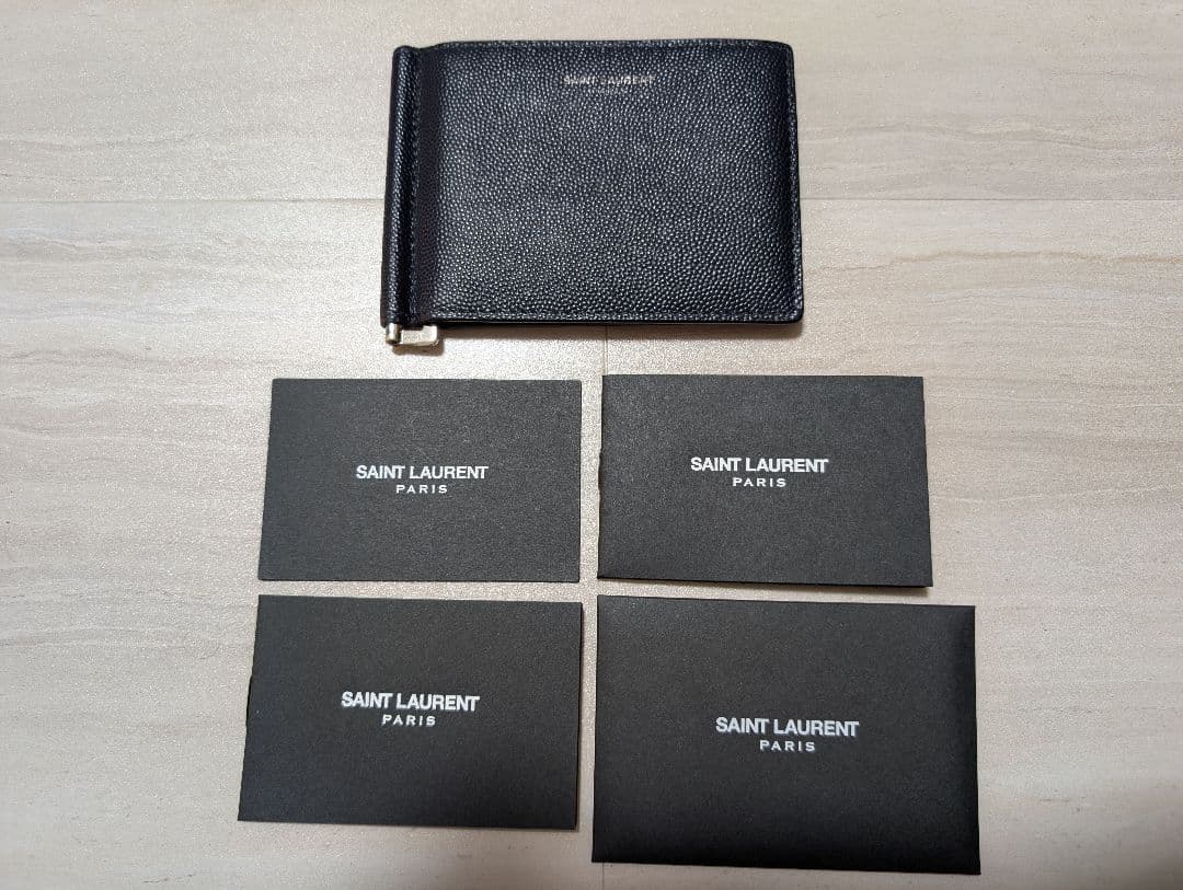 美品 Saint Laurent サンローラン 財布 マネークリップ