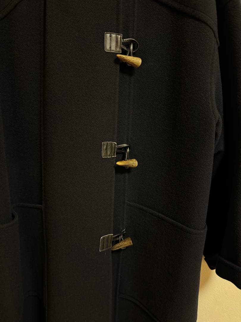 黒 フード付き ダッフルコート