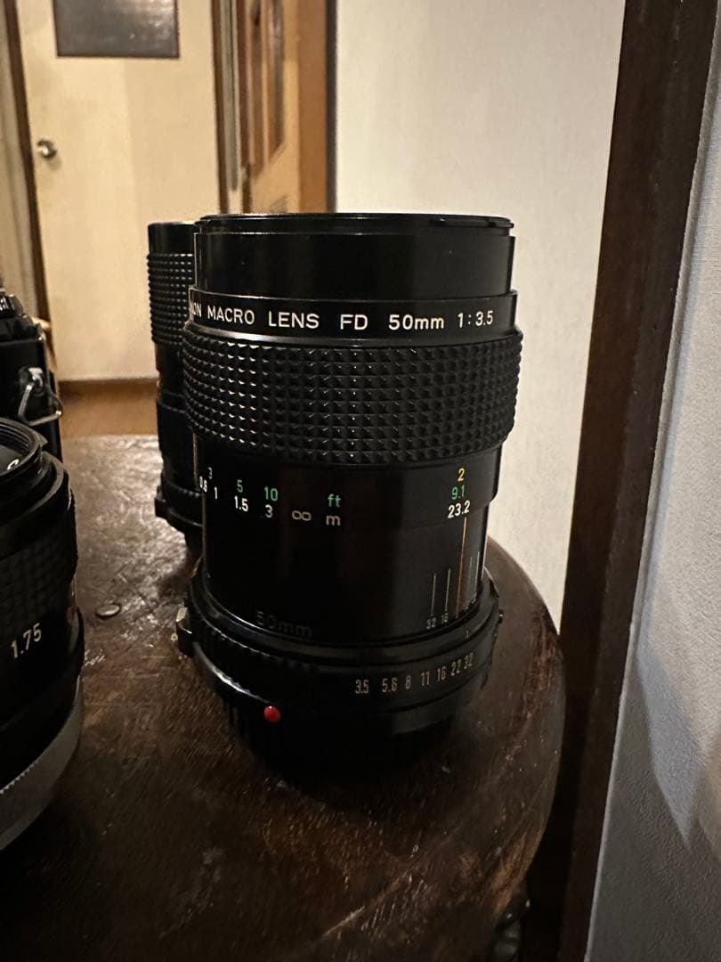 Canon AE-1 Program黒＋FD豪華レンズ4本