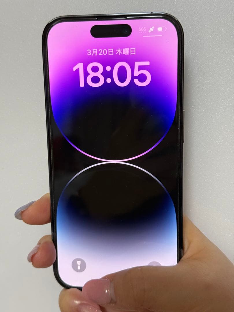 美品 バッテリー最大容量100 iPhone14Pro 本体 256G