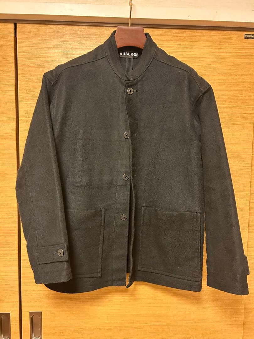 AUBERGE GM MARINE ジャーマンレザー　モールスキン　42