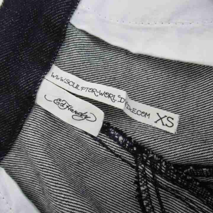 SCULPTOR×Ed Hardy Cracked Angel Denim