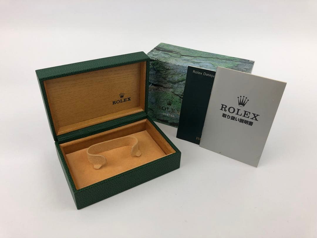 C*須様 ロレックス　空き箱　外箱　内箱　取説　小冊子　グリーン
