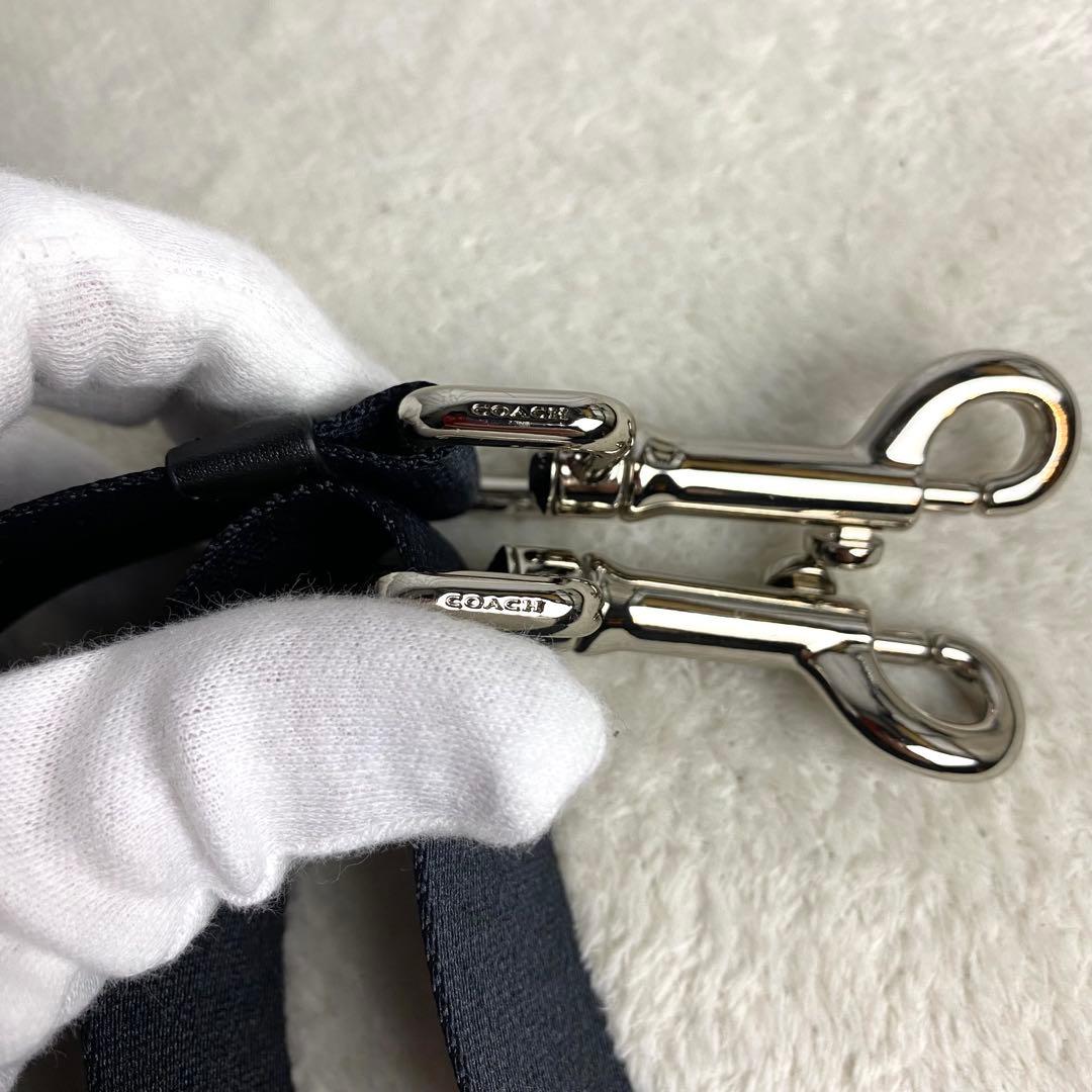 【美品☆人気モデル】コーチ ビジネスバッグ 2way シグネチャー 総柄 黒