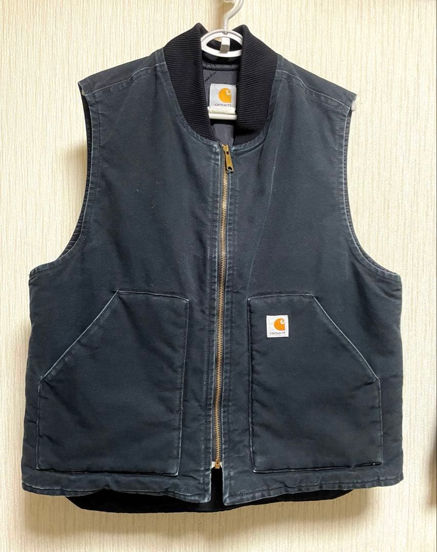 Carhartt ブラック ダックベスト　L