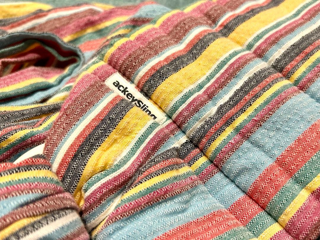 【値下げ】アッキースリング ackeysling ストライプ スリング 抱っこ紐