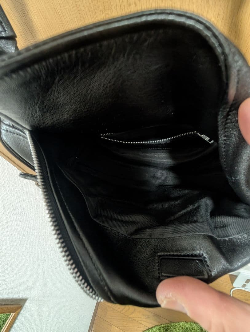 最終値下げ！beautifulpeople ラムレザーライダースシリンダーバッグ